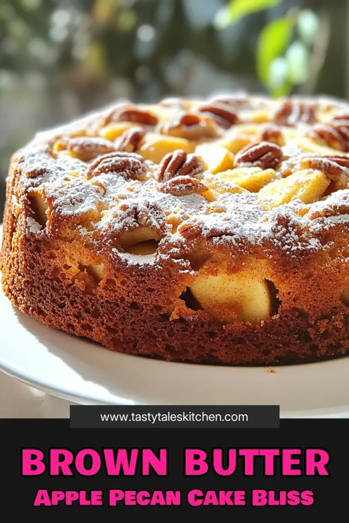 Indulge in the irresistible flavors of this Brown Butter Apple Pecan Pound Cake! Made with rich browned butter, fresh apples, and crunchy pecans, this cake is perfect for any occasion. Follow our easy step-by-step recipe to create a moist and delicious dessert that everyone will love. Don't miss out—click through for the full recipe and get baking today! #ApplePecanCake #BakingLove #FallDesserts #YummyTreats