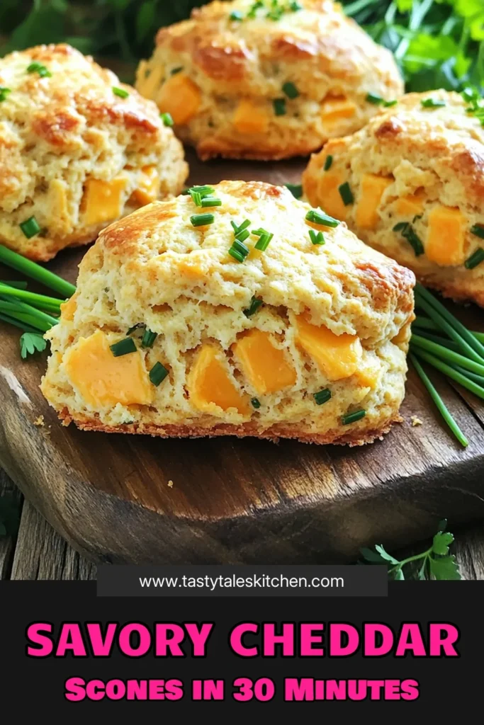 Elevate your baking game with these savory cheddar herb scones! Perfectly flaky and bursting with flavor, they make a delicious addition to any meal. Follow our easy step-by-step guide to whip up a batch in no time, and enjoy them warm with herb butter or jam. Ready to impress your taste buds? Click through to explore the full recipe now! #SavoryScones #CheddarHerbScones #BakingRecipe #SconeLove