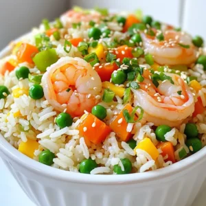 When making Minute Teriyaki Shrimp Fried Rice, you need fresh and vibrant ingredients. Here is what you will need: - 2 cups cooked jasmine rice (preferably chilled) - 1 pound large shrimp, peeled and deveined - 2 tablespoons teriyaki sauce - 1 cup mixed vegetables (such as carrots, peas, and bell peppers) - 2 green onions, chopped (set aside some for garnish) - 2 cloves garlic, minced - 1 tablespoon ginger, minced - 2 tablespoons soy sauce - 1 tablespoon sesame oil - 1 tablespoon vegetable oil - Salt and pepper to taste - Sesame seeds for garnish Using chilled jasmine rice is key. It makes your fried rice fluffy and helps it fry up nicely. Fresh shrimp adds a sweet taste and tender texture. The mixed vegetables bring color and crunch to the dish. The garlic and ginger add a warm, spicy kick. Teriyaki and soy sauce blend together for a rich flavor. The sesame oil gives a nutty aroma that ties it all together. Make sure to gather all your ingredients before starting. Having everything ready helps you cook quickly and easily. Now you are set to make a delicious meal! - Heating the Skillet Start by heating 1 tablespoon of vegetable oil in a large skillet over medium-high heat. You want the oil to shimmer before adding any ingredients. This helps create a nice stir-fry. - Sautéing Garlic and Ginger Once the oil is hot, add 2 cloves of minced garlic and 1 tablespoon of minced ginger. Stir them for about 30 seconds. You want to smell their wonderful aroma. - Cooking the Shrimp Next, add 1 pound of peeled and deveined shrimp to the skillet. Cook them for about 2-3 minutes. Flip them once until they turn pink and opaque. After that, remove the shrimp and set them aside to keep warm. - Stir-Frying Mixed Vegetables In the same skillet, toss in 1 cup of mixed vegetables like carrots, peas, and bell peppers. Stir-fry these for 2-3 minutes. They should be tender but still crisp. This will add great texture. - Mixing in the Rice and Sauces Now, push the veggies to one side of the skillet. Add 2 cups of chilled jasmine rice to the clear space. Break apart any clumps with your spatula. Drizzle 2 tablespoons of teriyaki sauce and 2 tablespoons of soy sauce over the rice. Toss everything together so the rice soaks up the flavors. - Final Stir-Fry with Shrimp and Green Onions Finally, return the cooked shrimp to the skillet along with 2 chopped green onions. Drizzle 1 tablespoon of sesame oil over the mix. Stir-fry everything for an additional 2-3 minutes until heated through. Taste and season with salt and pepper as you like. Your Minute Teriyaki Shrimp Fried Rice is now ready to enjoy! - Using Chilled Rice for Best Results Chilled rice is key for fried rice. Freshly cooked rice has too much moisture. This makes it sticky and clumpy. Use rice that has been cooked and cooled. You can make it ahead of time. Store it in the fridge for at least an hour. - Keeping Vegetables Crisp To keep your vegetables crisp, don’t overcook them. Sauté them just until tender. This usually takes 2-3 minutes. It helps maintain their bright color and crunch. Stir-fry them quickly over high heat. This method locks in their flavor and nutrients. - Ensuring Shrimp are Cooked Perfectly Cook shrimp until they turn pink and opaque. This should take about 2-3 minutes. Don't overcrowd the pan; cook in batches if needed. Overcooked shrimp can become rubbery. So, watch them closely and remove them from the heat as soon as they are done. - Garnishing Ideas Garnish your dish for a pop of color and flavor. Use chopped green onions and a sprinkle of sesame seeds. This adds a nice crunch and visual appeal. You can also add a dash of extra teriyaki sauce on top for more flavor. - Ideal Pairings Pair this dish with a simple side salad or steamed broccoli. Both add freshness and balance to the meal. If you want more protein, serve it with a side of edamame. This makes a complete, satisfying dinner. {{image_4}} You can switch up the mixed vegetables to fit your taste. Instead of peas and carrots, try: - Broccoli florets - Corn - Snap peas These options add color and crunch. You can also use frozen mixed veggies for ease. For protein, shrimp is great, but other choices work well too. Try: - Chicken, diced and cooked - Tofu, cubed and sautéed Each protein brings its own flavor. This lets you customize the dish to your liking. To boost the flavor, add spices or sauces. Consider: - Red pepper flakes for heat - A splash of sriracha for a kick These additions can change the taste while keeping it simple. You can also add more veggies for nutrition. Try adding: - Bell peppers, sliced thin - Baby spinach, wilted in the pan These veggies add vitamins and make your dish even more colorful. To store your Minute Teriyaki Shrimp Fried Rice, let it cool first. Use an airtight container. This keeps it fresh for up to three days. Always label the container with the date. If you want to avoid sogginess, do not let it sit out too long. Keeping it chilled helps maintain the best taste and texture. Reheating this dish is easy and quick. You can use several methods: - Microwave: Place the rice in a microwave-safe dish. Add a splash of water. Cover it with a damp paper towel. Heat in short bursts, stirring in between, until warm. - Skillet: Heat a little oil in a skillet over medium heat. Add the rice and stir-fry for about five minutes. This method brings back some crispness. - Oven: Preheat your oven to 350°F (175°C). Spread the rice in a baking dish. Cover it with foil and heat for about 15 minutes. Choose the method that suits you best. Each option keeps the flavors intact and delicious. Yes, you can use frozen shrimp and vegetables. Just thaw them first. For shrimp, run them under cold water until they are soft. For veggies, microwave them for a minute or two. This will help them cook faster in the pan. To keep the rice from getting mushy, use chilled jasmine rice. The cold rice helps each grain stay separate. Also, avoid overcooking the rice in the pan. Stir-fry it just enough to heat it through. You can serve Teriyaki Shrimp Fried Rice with a side of steamed broccoli or a fresh salad. A simple cucumber salad adds a nice crunch too. You could also enjoy this dish with some crispy spring rolls for extra flavor. To make this dish gluten-free, use gluten-free soy sauce, like tamari. Check the teriyaki sauce label to ensure it is gluten-free as well. Using these swaps will keep the dish tasty while meeting your gluten-free needs. This blog post covered how to make Teriyaki Shrimp Fried Rice. We discussed the key ingredients, including shrimp, jasmine rice, and mixed vegetables. I shared step-by-step instructions to ensure your meal turns out tasty and satisfying. You found tips to keep the rice fluffy and the shrimp perfectly cooked. Lastly, we explored variations, storage, and answers to common questions. Now, you can create your own delicious dish, making it your own. Enjoy making this recipe!