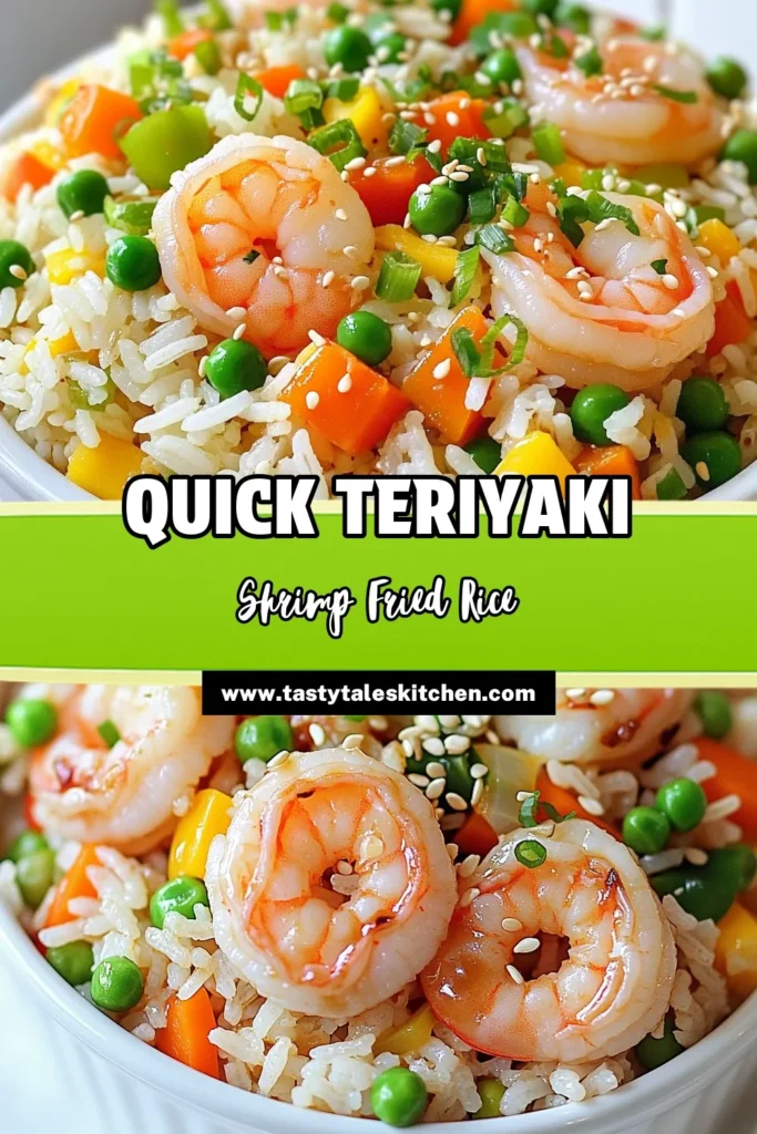 Ready for a tasty twist on a classic? Try this delicious Minute Teriyaki Shrimp Fried Rice recipe that's quick, easy, and packed with flavor! With colorful veggies and succulent shrimp, this dish is perfect for a busy weeknight meal. Discover the full recipe and impress your family with your culinary skills. Click through to explore and enjoy a delightful dinner tonight! #TeriyakiShrimp #FriedRiceRecipe #QuickDinner #AsianCuisine