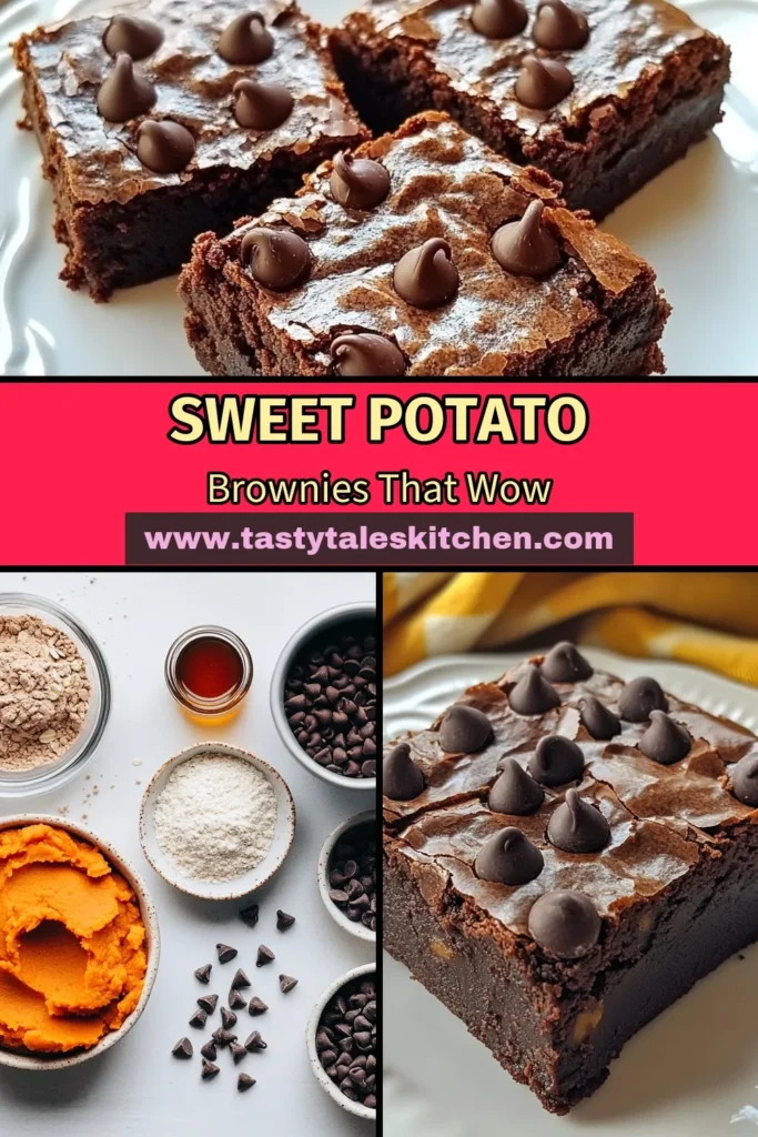 Indulge in these delicious sweet potato brownies, the perfect blend of health and flavor! Made with nutritious ingredients, these healthy brownie recipes are not only gluten-free but also vegan chocolate desserts that everyone will love. Enjoy almond butter brownies that are rich and fudgy. Try this easy recipe now and satisfy your cravings guilt-free! Save this for later! #SweetPotatoBrownies #HealthyDesserts #GlutenFreeBrownies #VeganRecipes