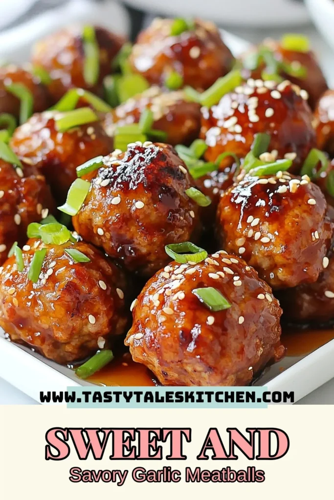 Looking for a delightful twist on dinner? Try these honey garlic meatballs! This easy meatball recipe features succulent ground beef meatballs coated in a rich garlic sauce that strikes the perfect balance of sweet and savory. Ideal for appetizers or main dishes, these honey garlic meatballs are quick and simple to make. Don’t miss out—save this easy recipe for your next meal! #HoneyGarlicMeatballs #EasyMeatballRecipe #GroundBeefMeatballs #GarlicSauceMeatballs