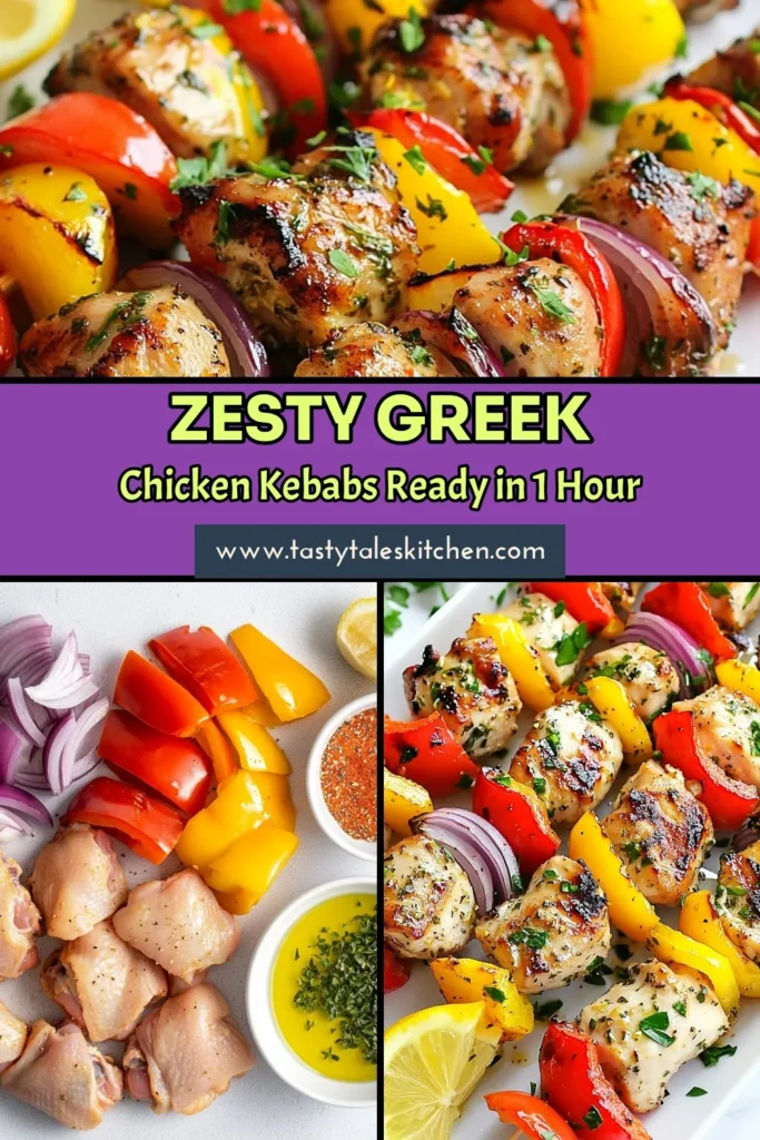 Enjoy the vibrant flavors of Mediterranean cuisine with these Greek Lemon Chicken Kebabs! This easy kebab marinade infuses juicy chicken with zesty lemon and fragrant herbs for a delightful meal. Perfect for summer grilling, these lemon chicken skewers are a must-try among grilled chicken recipes. Serve them at your next BBQ or family dinner for an unforgettable experience. Click to save and discover this delicious recipe! #GreekChickenKebabs #MediterraneanKebabs #EasyKebabMarinade #GrilledChickenRecipes