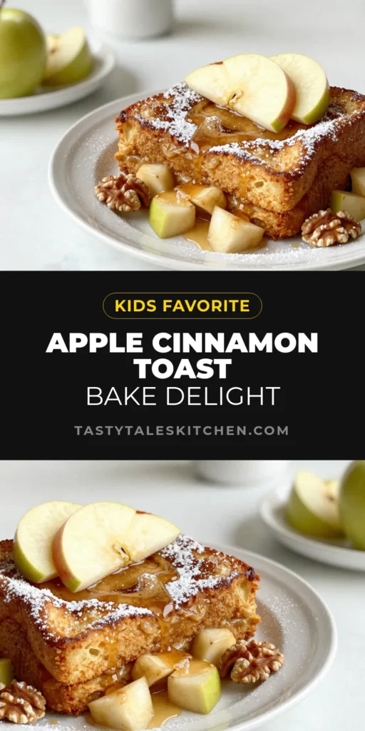 Indulge in this delicious Apple Cinnamon French Toast Bake, the perfect breakfast casserole with apples that your family will love. This easy baked French toast recipe features sweet, tart apples and warm spices, topped with powdered sugar and drizzled with maple syrup. An ideal choice for brunch or a delightful easy apple dessert! Save this recipe to try later and impress your guests! #FrenchToast #AppleDessert #BreakfastCasserole #BakedFrenchToast