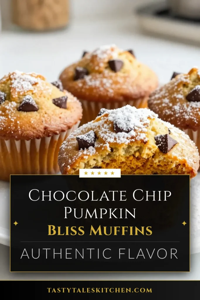 Indulge in the ultimate fall treat with these Chocolate Chip Pumpkin Muffins! This easy pumpkin muffin recipe combines warm spices and rich chocolate chips for a delightful bite. Perfect for your fall baking recipes collection, these muffins are moist, flavorful, and ideal for pumpkin desserts lovers. Bake a batch and enjoy the cozy flavors of autumn. Save this recipe for a delicious seasonal treat! #ChocolateChipPumpkinMuffins #PumpkinMuffinRecipe #EasyPumpkinMuffins #FallBakingRecipes