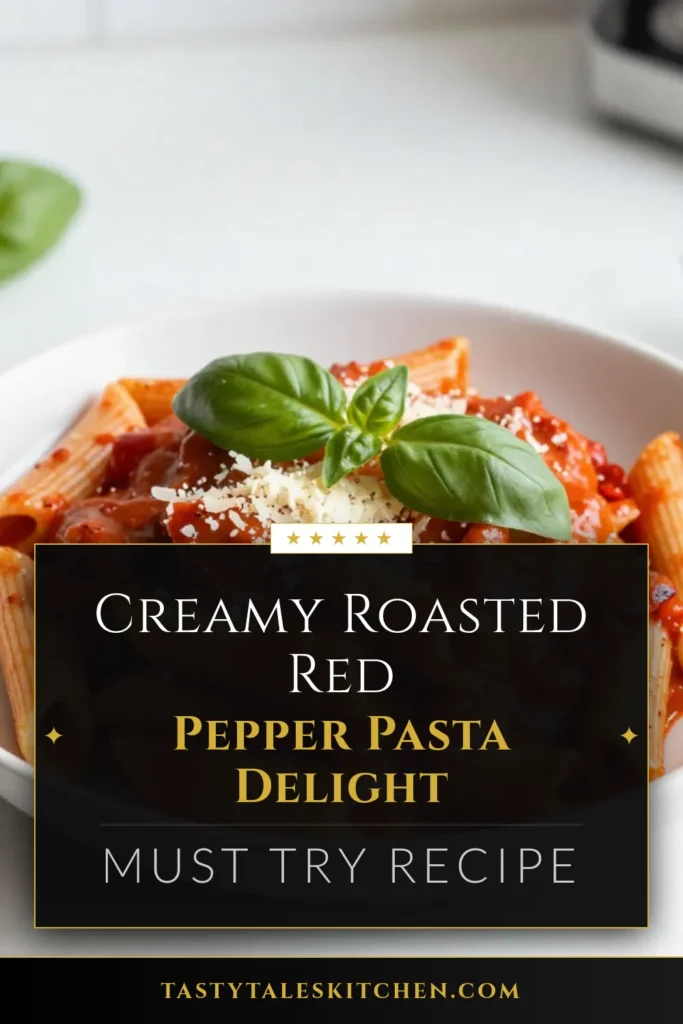 Discover the delightful flavors of creamy roasted red pepper pasta with this easy roasted red pepper sauce recipe. Perfect for plant-based pasta dishes, this fettuccine with red bell peppers is sure to impress your family. Whip up this delicious meal in under an hour with simple ingredients! Save and try this recipe today for a comforting dinner that's both creamy and satisfying. #PastaRecipes #DinnerIdeas #PlantBased #EasyRecipes