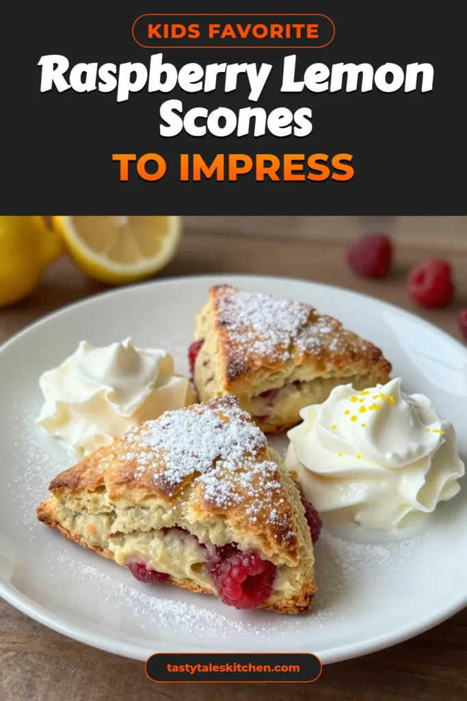 Try this delicious Raspberry Lemon Scones recipe that brings together the bright flavors of citrus and berries! Perfect for breakfast or tea time, these homemade lemon scones are easy to make and bursting with fresh raspberries. Impress your friends and family with these baked scone recipes that elevate any occasion. Save this easy scones with raspberries recipe for your next baking adventure! #RaspberryLemonScones #HomemadeScones #BakedSconeRecipes #EasyScones