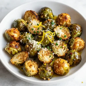 - 1 lb (450g) Brussels sprouts, trimmed and halved - 3 tablespoons extra virgin olive oil - 4 cloves fresh garlic, finely minced - ¼ cup freshly grated Parmesan cheese - 1 teaspoon dried Italian seasoning - Salt and freshly ground black pepper, to taste - Optional: Zest of 1 lemon for a citrusy finish In this recipe, fresh Brussels sprouts are the star. You want to pick firm sprouts with bright green leaves. Trim them well and cut them in half to expose their tender inside, ensuring even cooking. Next, the olive oil adds richness and helps the seasonings stick. I prefer extra virgin olive oil for its fresh flavor. Minced garlic brings a punch of taste, while the Parmesan gives a cheesy, savory touch that makes these sprouts irresistible. The Italian seasoning packs in more flavor, while salt and pepper balance everything. If you want a burst of freshness, add lemon zest at the end. This adds a bright note that lifts the dish. Mixing these ingredients well ensures every sprout is coated. This step is key for flavor. The Parmesan should stick all over, creating a lovely crust when cooked. You are in for a treat with these Garlic Parmesan Air Fryer Brussels Sprouts! {{ingredient_image_2}} Preheat your air fryer to 375&deg;F (190&deg;C). This step is key for even cooking. The hot air helps the Brussels sprouts become crispy and golden. In a large bowl, add 1 pound of trimmed and halved Brussels sprouts. Pour in 3 tablespoons of extra virgin olive oil. Then, add 4 minced garlic cloves, 1 teaspoon of dried Italian seasoning, and salt and pepper to taste. Toss everything well. Ensure each sprout gets a nice coat of oil and seasonings. For extra zing, you can add the zest of 1 lemon. Carefully place the seasoned Brussels sprouts in the air fryer basket. Arrange them in a single layer for even cooking. Cook for 12 to 15 minutes. Halfway through, shake the basket. This action helps them brown evenly. After cooking, they should look beautifully golden and crispy. Enjoy this tasty treat! To achieve the best crispiness, set your air fryer to 375&deg;F (190&deg;C). This temperature helps the Brussels sprouts cook evenly. Don't skip shaking the basket halfway through cooking. This step ensures all sides get that perfect golden brown. If your Brussels sprouts are not crispy, check the cooking time. They may need a few extra minutes. You might also want to try a bit more olive oil. Remember, each air fryer cooks differently. Adjust the time based on your model for the best results. For a beautiful dish, serve the Brussels sprouts in a rustic bowl. Adding fresh parsley makes the dish pop with color. They pair well with roasted chicken or grilled fish. You can also serve them as a tasty side for a hearty steak. Add a sprinkle of lemon zest just before serving for a refreshing touch. Pro Tips Choose Fresh Brussels Sprouts: Always select firm and vibrant Brussels sprouts for the best flavor and texture. Look for ones that are tightly closed and free from blemishes. Preheating is Key: Preheating your air fryer ensures that the Brussels sprouts cook evenly and achieve that perfect crispy texture. Don&rsquo;t skip this step! Adjusting Cooking Time: Cooking times may vary based on the size of your Brussels sprouts and the air fryer model. Check for doneness a couple of minutes before the recommended time. Experiment with Seasonings: Feel free to add your own twist by experimenting with different seasonings, such as smoked paprika or chili flakes, for an extra kick! {{image_4}} You can make your Garlic Parmesan Air Fryer Brussels sprouts even more exciting. Try adding spices like chili flakes or paprika to kick up the heat. A pinch of these spices adds a new layer of flavor. You can also swap Parmesan for other cheeses, like Pecorino Romano. This cheese has a sharp taste that pairs well with Brussels sprouts. For those who follow a vegan diet, you can use cheese substitutes. Nutritional yeast is a great option. It gives a cheesy flavor without using dairy. If you need a gluten-free meal, this recipe is already safe. Just check the cheese labels to ensure they meet your needs. Using seasonal vegetables can enhance your dish. You might add sweet potatoes or carrots for extra sweetness. Try mixing in some fresh herbs like thyme or rosemary. These herbs bring fresh flavors that brighten up the Brussels sprouts. Enjoy the fun of changing the recipe with what&rsquo;s in season! To store leftover Garlic Parmesan Air Fryer Brussels sprouts, let them cool first. Place them in an airtight container. You can store them in the fridge for up to three days. Make sure to keep them in a single layer if possible. This helps prevent sogginess. Reheating these Brussels sprouts can be tricky. You want to keep them crispy. The best way to reheat is in the air fryer. Preheat your air fryer to 350&deg;F (175&deg;C). Heat the sprouts for about 5-7 minutes. Shake the basket halfway through to ensure even heating. You can freeze cooked Brussels sprouts, but they may lose some crispness. To freeze them safely, let them cool completely. Spread them out on a baking sheet in a single layer. Freeze for 1-2 hours until firm. Then, transfer them to a freezer bag. They can last for up to three months in the freezer. When you're ready to eat, thaw them overnight in the fridge. Reheat in the air fryer for the best results. Cooking Brussels sprouts in an air fryer takes about 12 to 15 minutes. Set your air fryer to 375&deg;F (190&deg;C). Shaking the basket halfway through helps them cook evenly. You want them golden brown and crispy. Yes, you can use frozen Brussels sprouts. However, they may be softer. If using frozen, cook them for 15 to 18 minutes. Make sure to shake the basket often. This will help them crisp up better and get more flavor. To boost flavor, try adding extra garlic or a sprinkle of lemon zest. Adding spices like paprika or chili flakes can also add a kick. Mixing in a splash of balsamic vinegar before serving brings out a nice tang. Always taste and adjust salt and pepper to your liking. Brussels sprouts in the air fryer create a tasty and crisp dish. We explored ingredients, including olive oil, garlic, and Parmesan cheese. The step-by-step guide covered preparation, cooking times, and tips for the perfect crunch. Variations let you change flavors and adapt for special diets. Remember to store extras well and reheat for best results. Enjoy experimenting with this simple recipe. It may become your new favorite side dish!